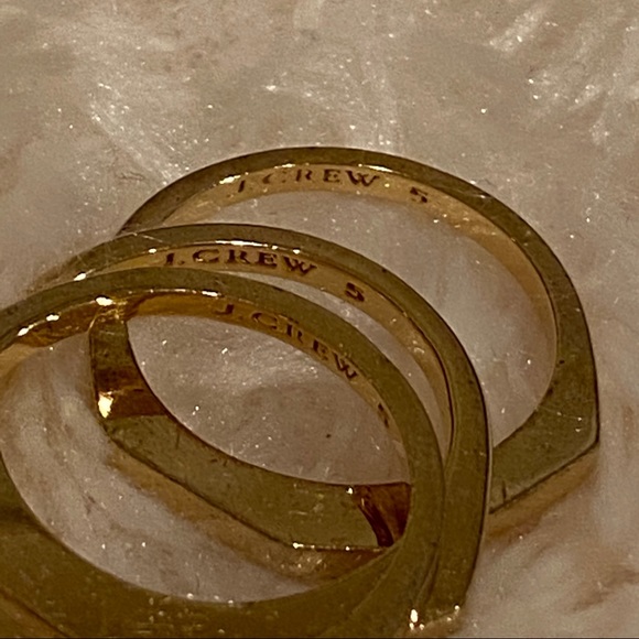 J. Crew Gold Stacking Rings - Picture 4 of 6